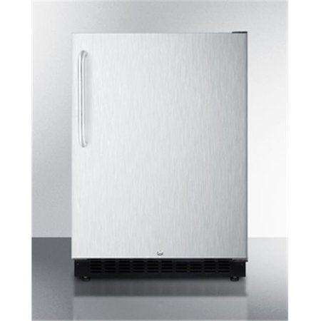 SUMMIT AL54CSSTB 4.8 cu. ft. ADA Compliant Built-in All Refrigerator, Stainless Steel AL54CSSTB
